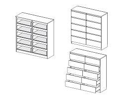 Изображение товара Мальм 20 brown ИКЕА (IKEA) на сайте bintaga.ru