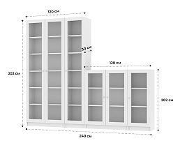 Изображение товара Билли 413 white ИКЕА (IKEA) со стеллажом на сайте bintaga.ru