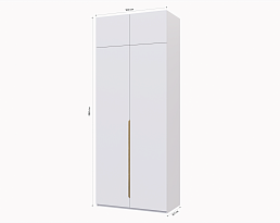 Изображение товара Пакс Альхейм 22 white (gold) ИКЕА (IKEA) на сайте bintaga.ru